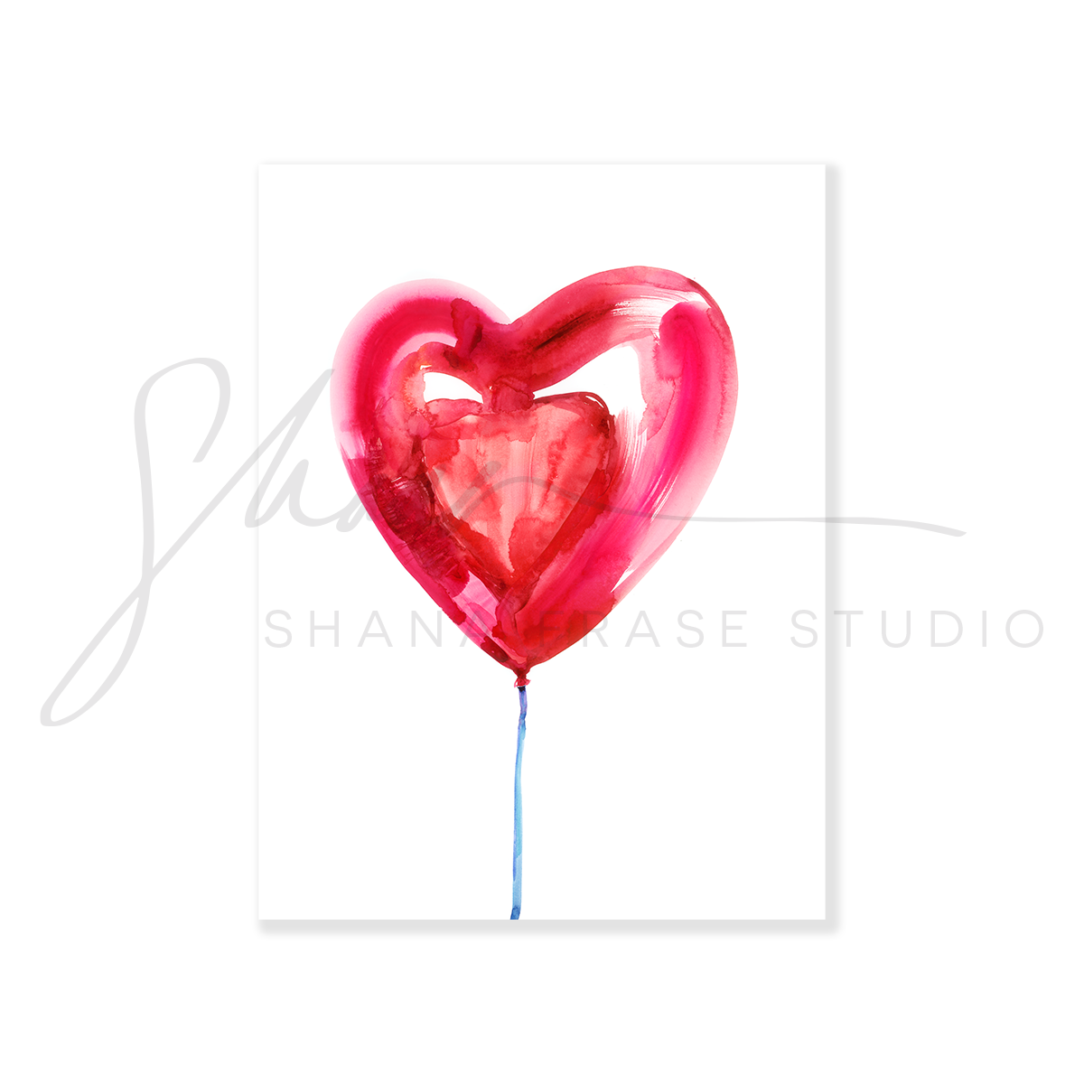 RED HEART BALLOON